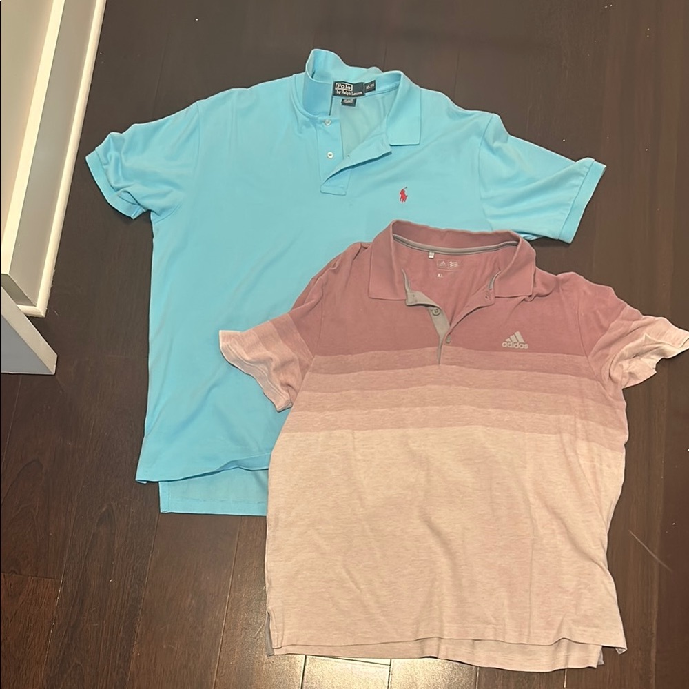 Polo by Ralph Lauren Blue Polo Shirt and Adidas’s Polo